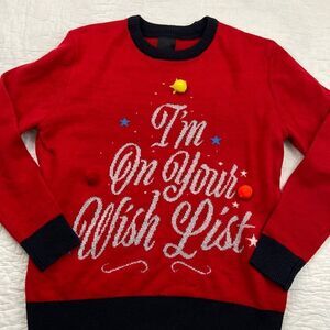 H&M Christmas I’m On Your Wishlist Sweater size Medium
